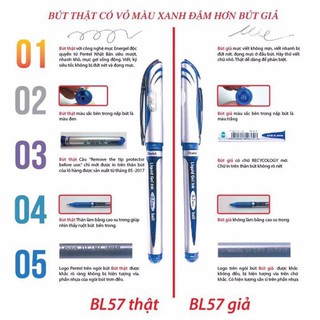 Bút ký Pentel ENERGEL BL57, BL60 ( Ngòi 0.7mm, 1.0mm)
