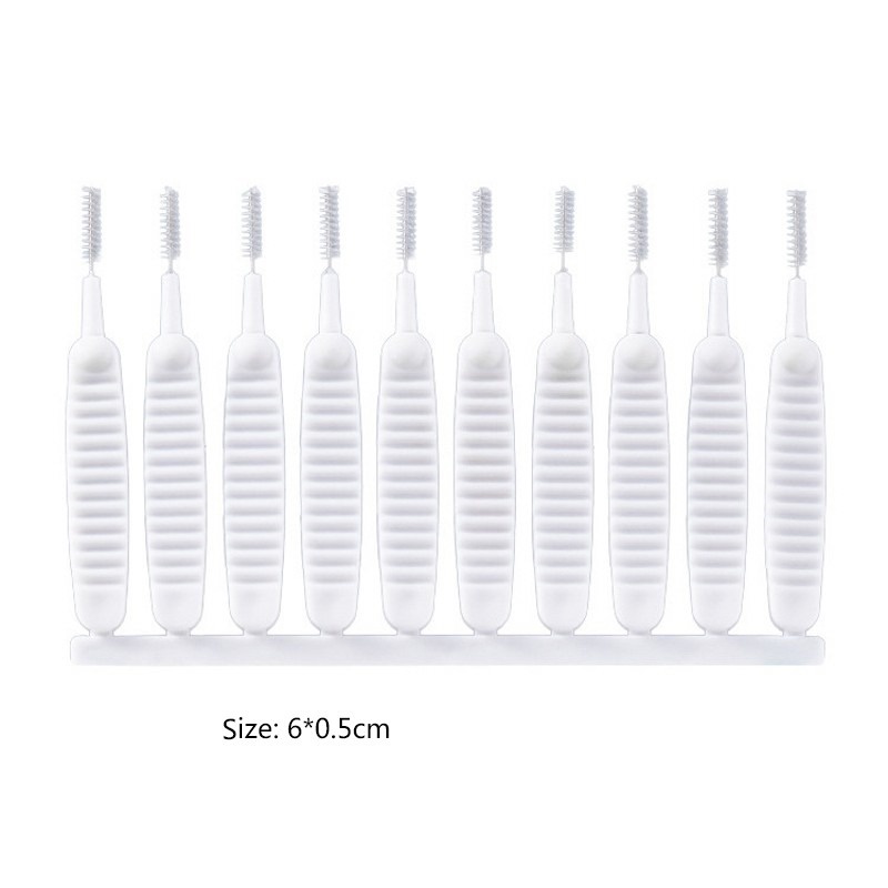 Bộ 10 Bàn Chải Mini Vệ Sinh Vòi Hoa Sen / Bàn Phím Điện Thoại Chống Tắc Nghẽn Tiện Dụng