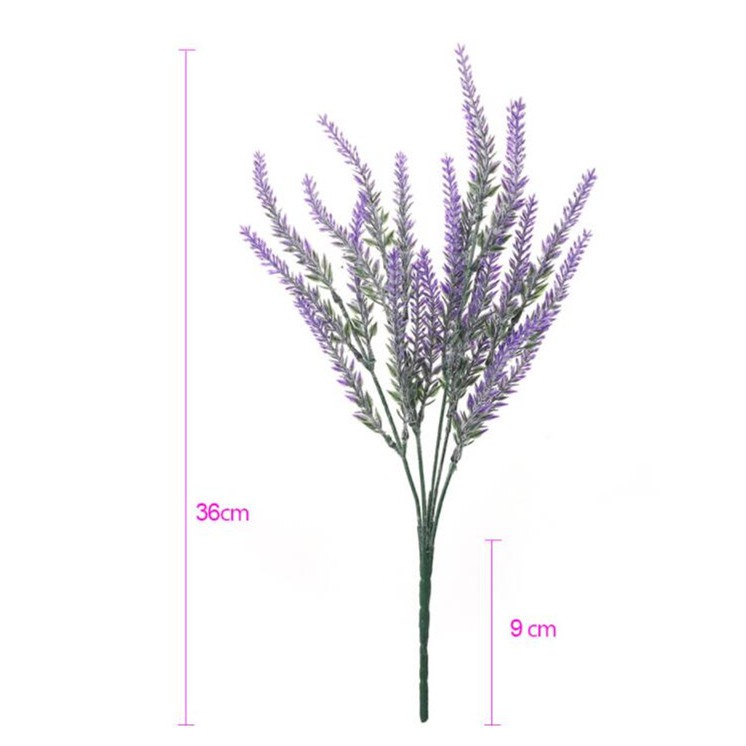 Bó 5 Nhánh Hoa Oải Hương Nhân Tạo Bằng Lúa Mạch