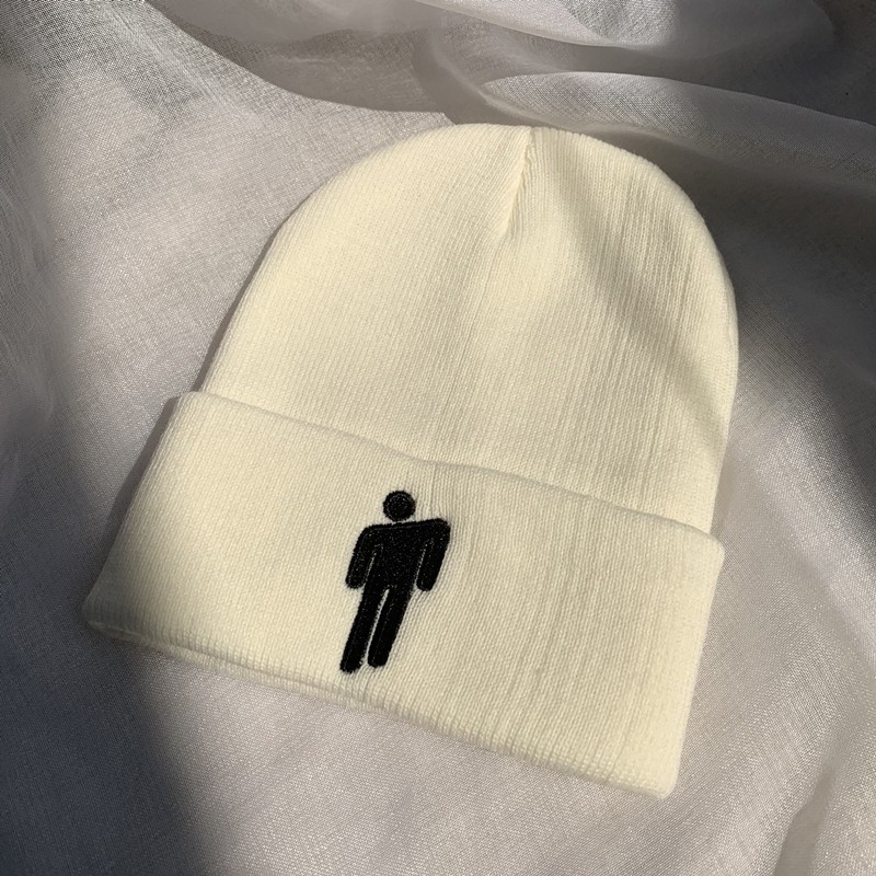 Mũ len họa tiết thêu thời trang hiphop đường phố năng động