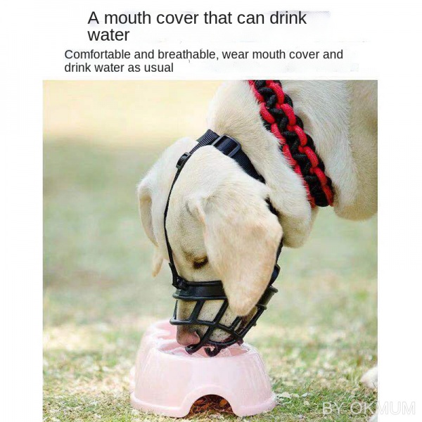 Rọ Mõm Chó Bằng Silicon Mềm Mại Thoải Mái Kèm Băng Keo Phản Quang Cho Thú Cưng FPJ-012