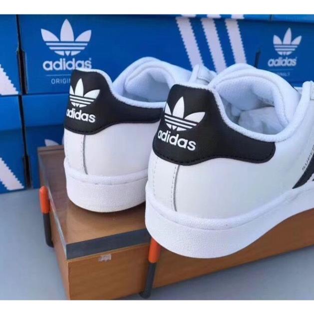 Giày thể thao, giày adidas superstar mũi sò đen trắng nam nữ đủ size fuck bill cao cấp ️🎳