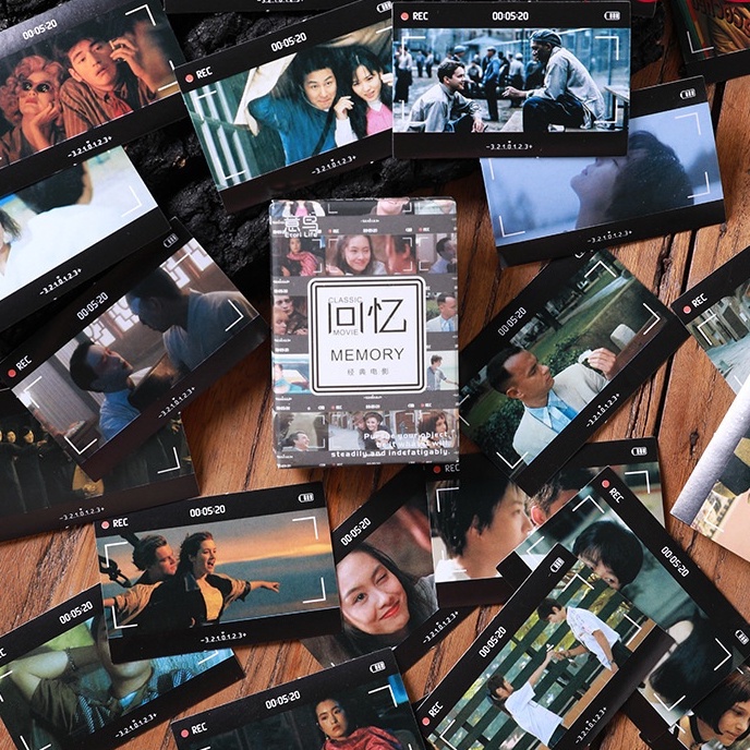 ETORI LIFE_Hộp 30 stickers Memory classic movie, những thước phim kinh điển