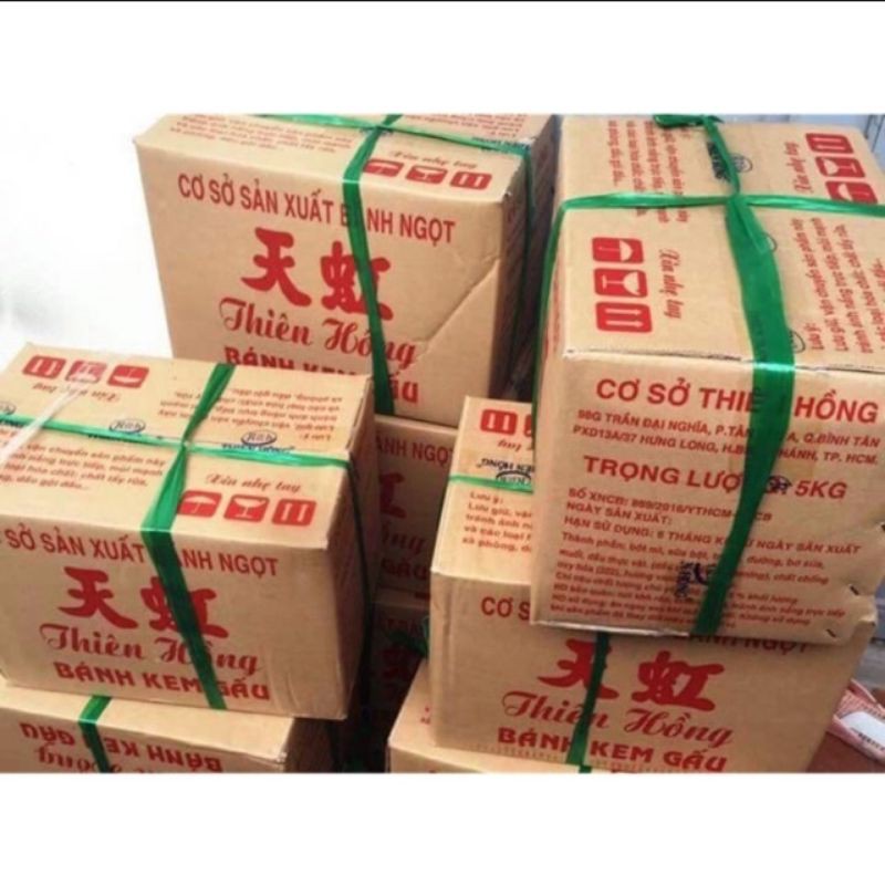 1 thùng bánh gấu thiên hồng 5kg