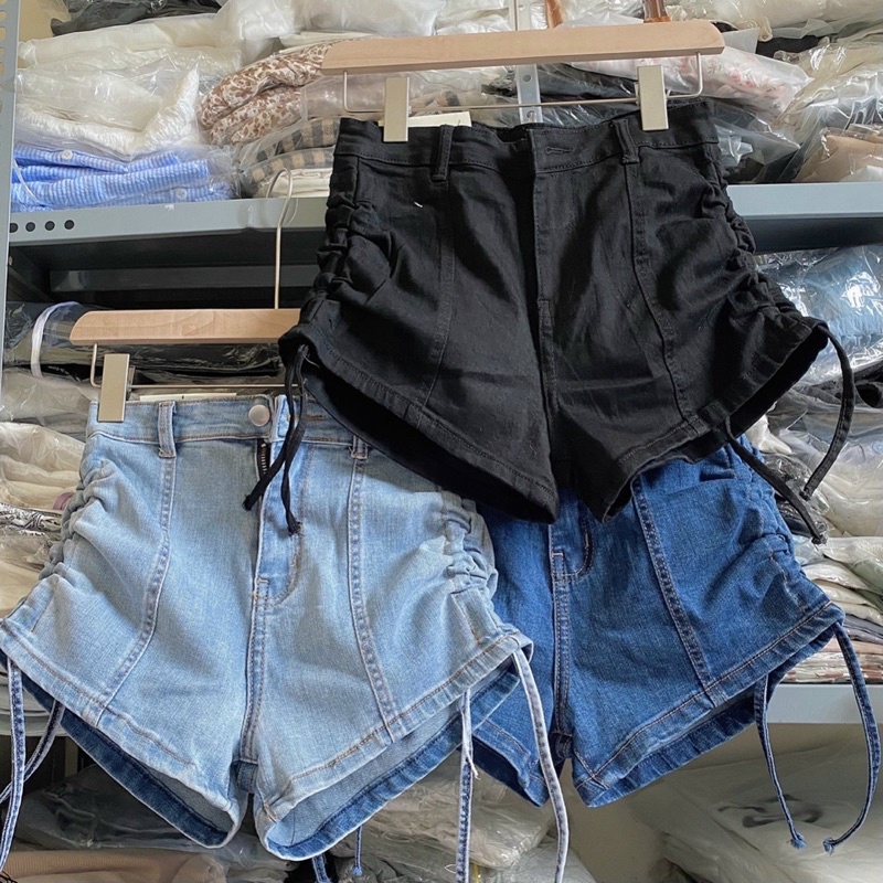 Short jean rút co giãn mạnh 3m