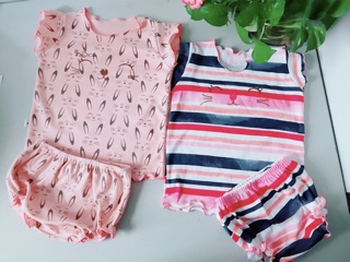 Combo đồ bộ bé gái hotga mẫu đẹp lựa thoải mái