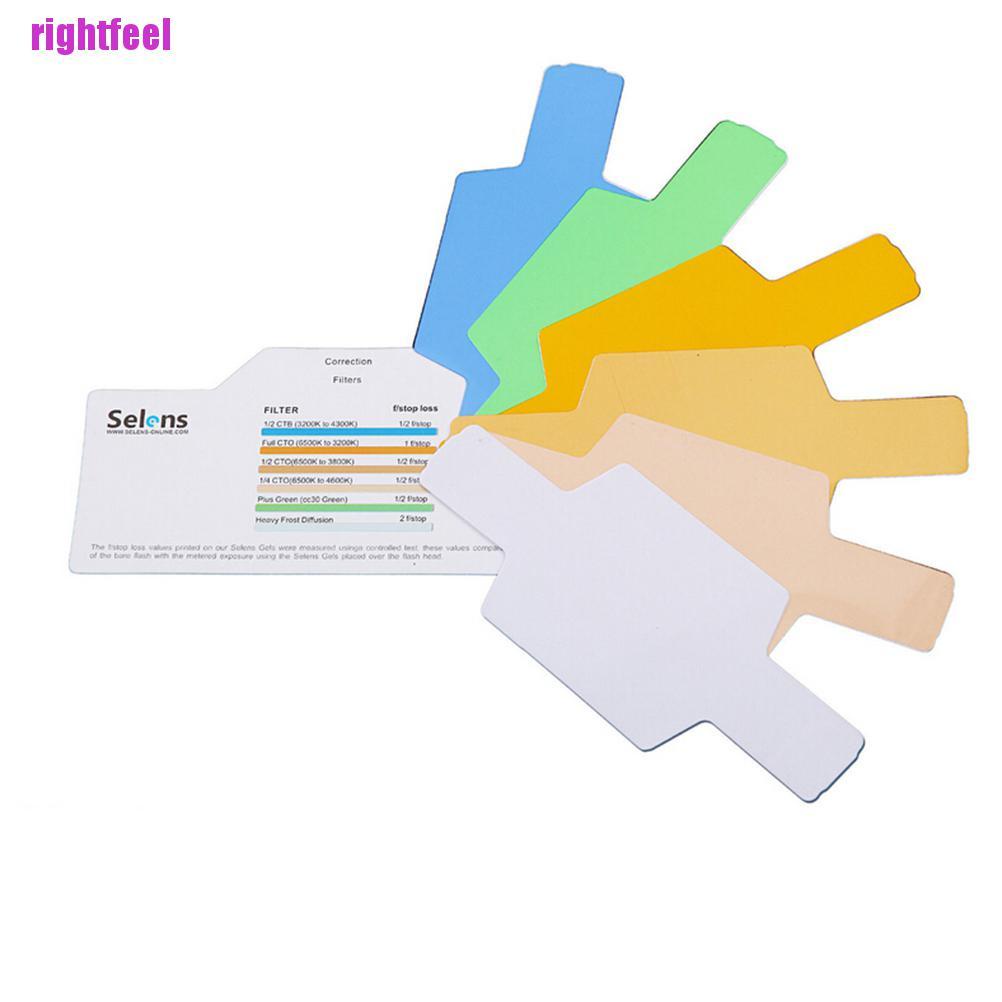 Rightfeel Selens 20pc SE-CG20 FLash/Speedlite/Speedlight Color Gels Filters