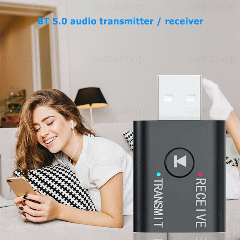 USB Bluetooth thu phát 2 chiều kết nối máy tính tivi điện thoại.....