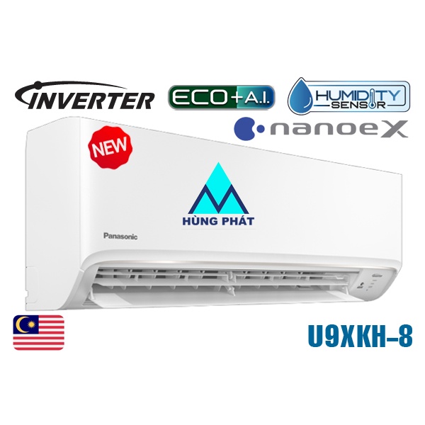 Điều hòa Panasonic 9.000BTU 1 chiều inverter  U9XKH-8-2022