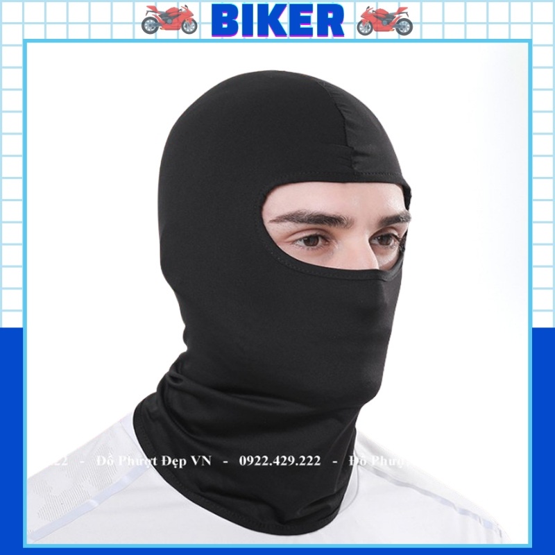 Khăn Trùm Đầu Ninja Fullface Kiêm Khẩu Trang Chống Nắng, Chống Bụi