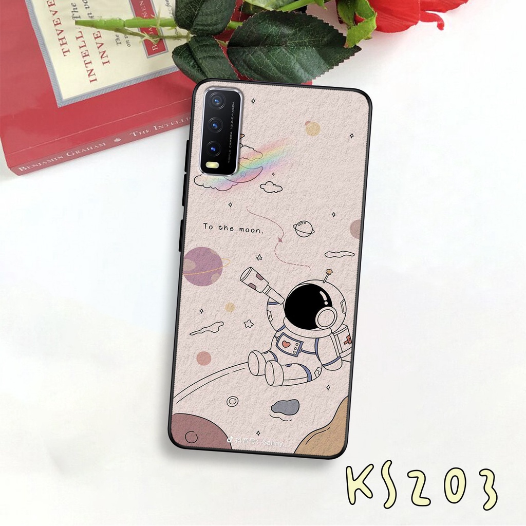 Ốp lưng Vivo Y20 - Vivo Y20s - Vivo Y12s - Ốp lưng in hình Phi hành gia cực hot