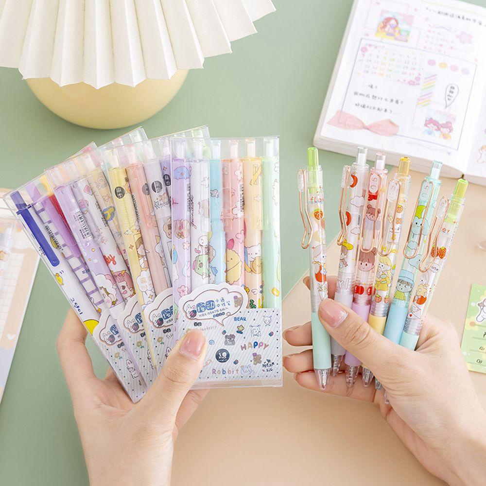 PEWANY Bút Bi Mực Gel Cỡ Lớn Kiểu Hàn Quốc Dễ Thương Cho Học Sinh