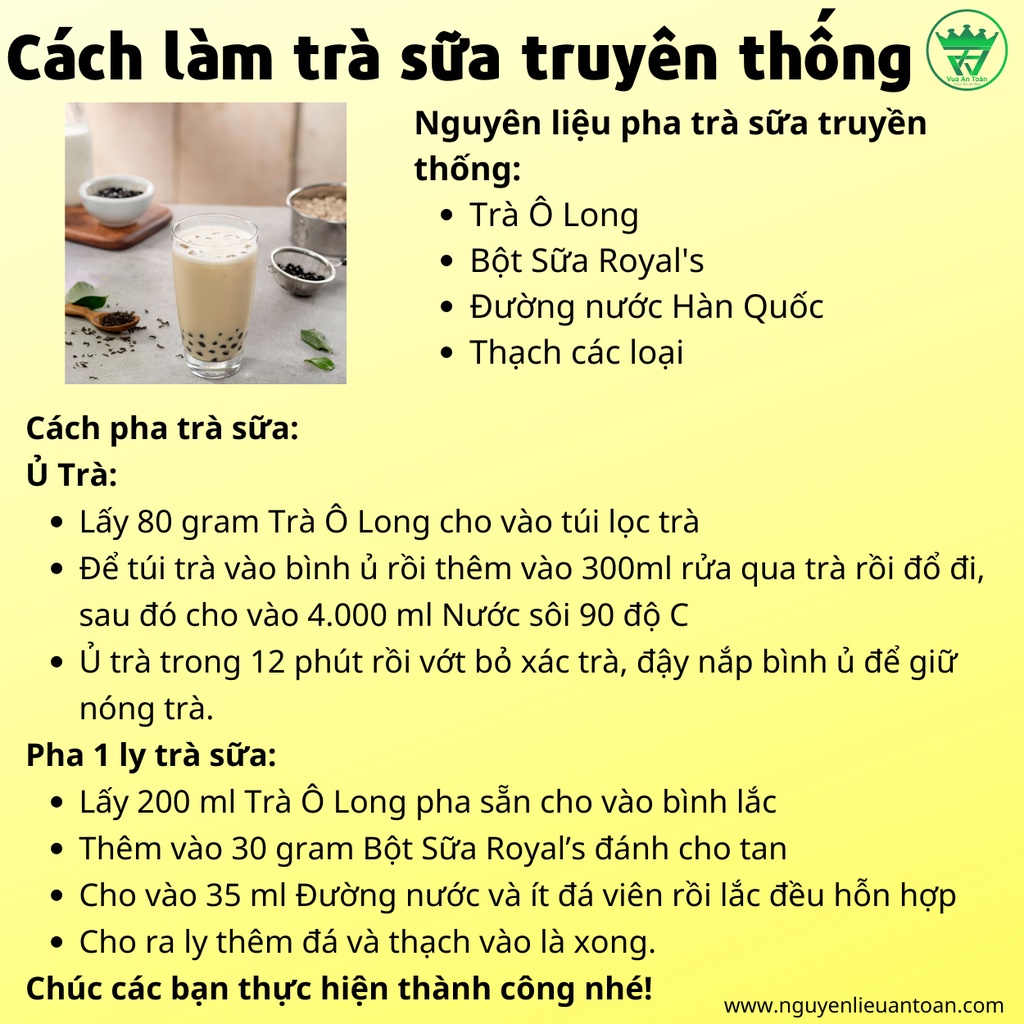 Trà Olong Rang WECHA Dạng Lá Pha Trà Sữa, Trà Trái Cây, Trà Uống hằng Ngày