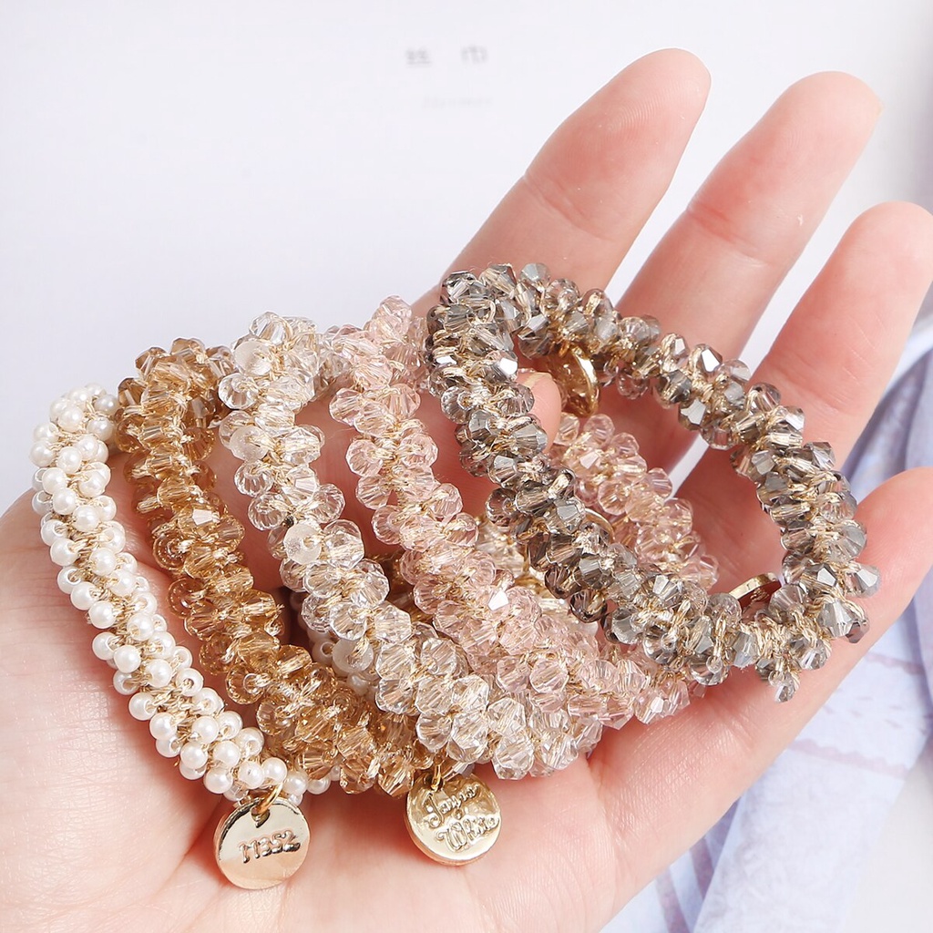 Dây Buộc Tóc Đính Ngọc Trai Thời Trang