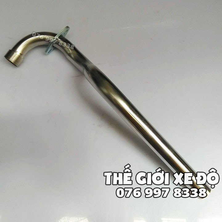 Cổ pô Blade 110 hàn thay cổ pô zin inox size 27