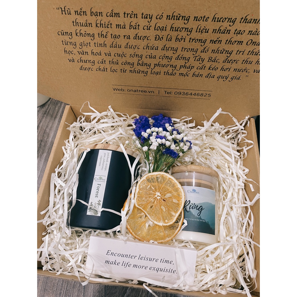 Set Quà Tặng Nến Thơm Tặng Quà Bạn Nam Quà Sinh Nhật Valentine Đặt Theo Yêu Cầu _ ONATREE