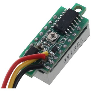 Digital Voltmeter DC 0-100V LED Panel 3-Digital With 3 Wires Green
