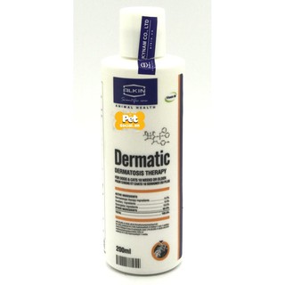 Dermatic Alkin - Dầu tắm trị gàu da mưng mủ dành cho chó mèo - 200ml