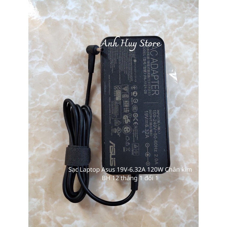 Sạc Laptop Asus 19V-6.32A 120W Chân Kim Asus G501 N501 UX501 UX550 U500 UX561 UX51 UX56 NX500 FX570 Q535 PU500 B400 B551