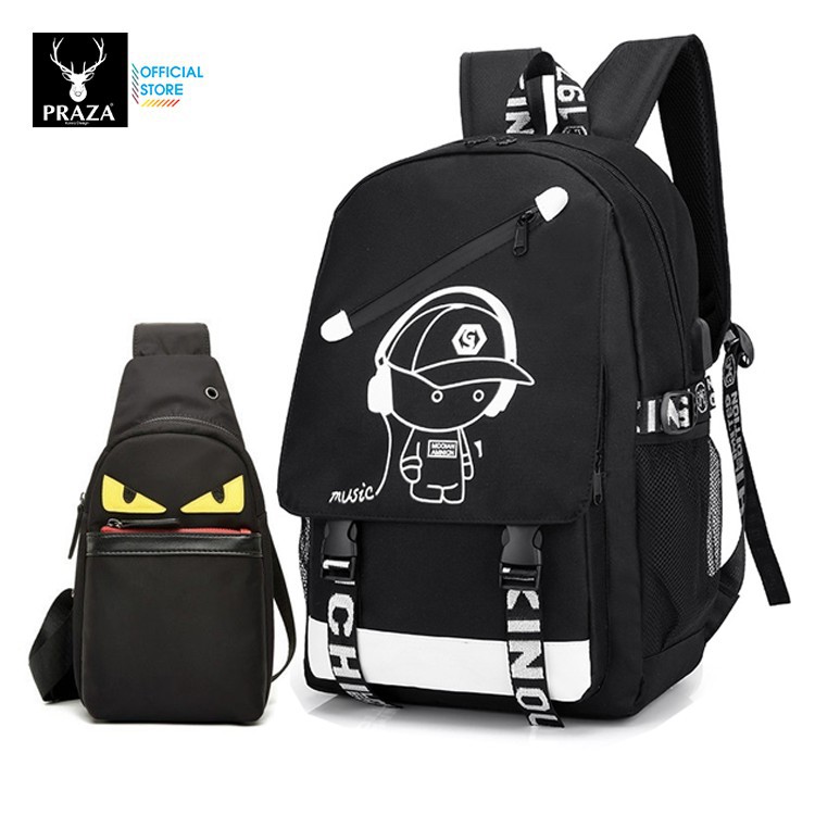 ⚡FREE_SHIP⚡ Combo Balo One Piece Và Túi Đeo Angry Birds Praza - BL176DC106 - 2
