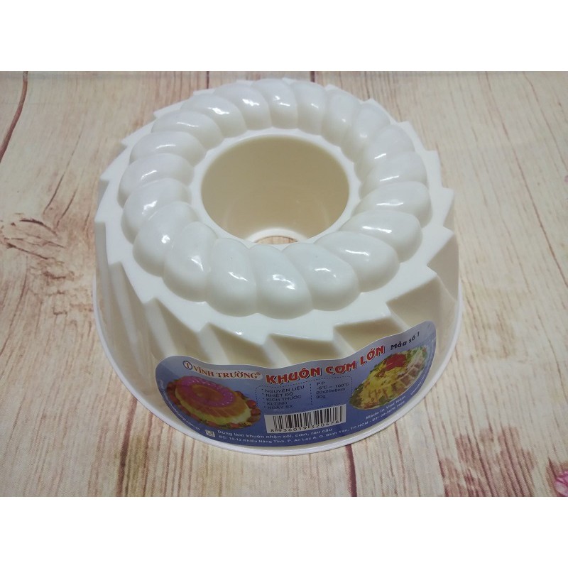 KHUÔN LÀM CƠM, XÔI, RAU CÂU 20 CM - mẫu số 1