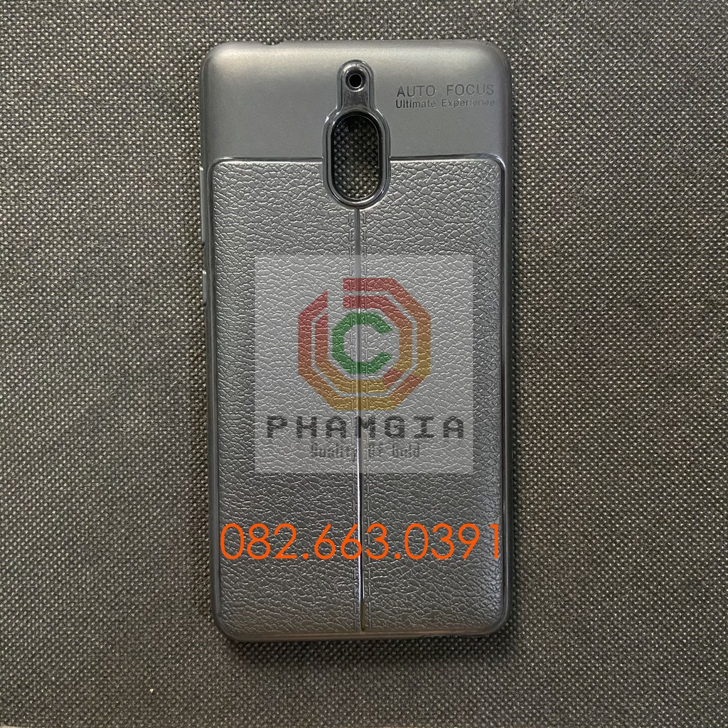 Ốp lưng Nokia 2.1 dẻo đen TPU và dẻo đen auto giả vân da bền đẹp