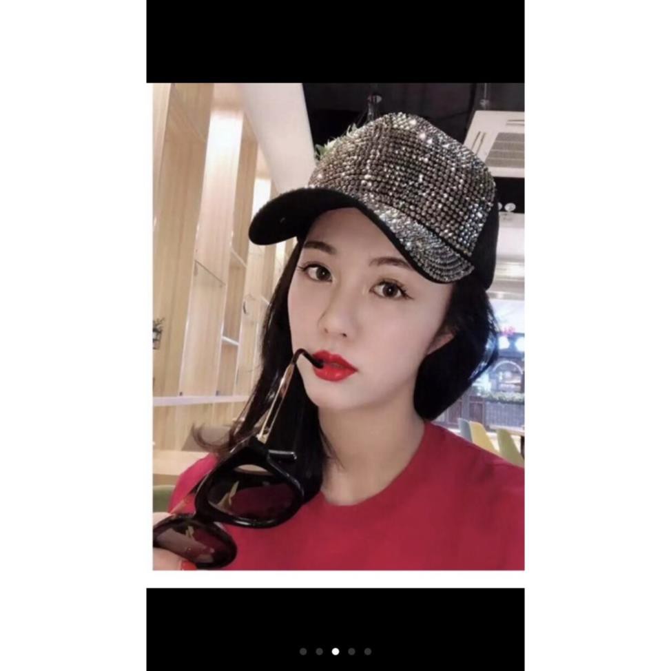 Nón lưỡi trai,Mũ lưỡi trai đính đá, Nón kết nam nữ 👒 ༷