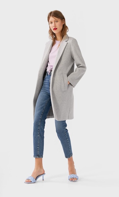 Áo khoác dạ Stradivarius size S M L (50-65kg)