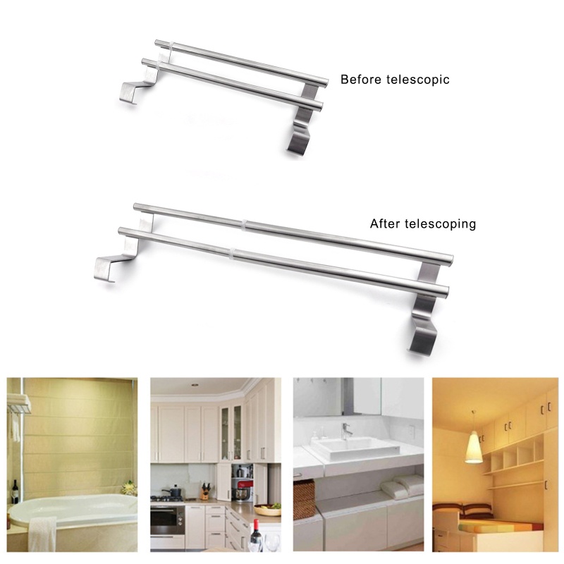 Giá Đỡ Treo Khăn Tắm Hai Lớp Chống Rỉ Sét