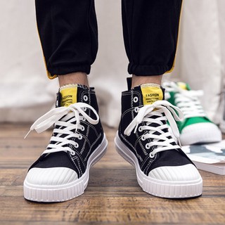 Giày lười sneaker nam cổ cao