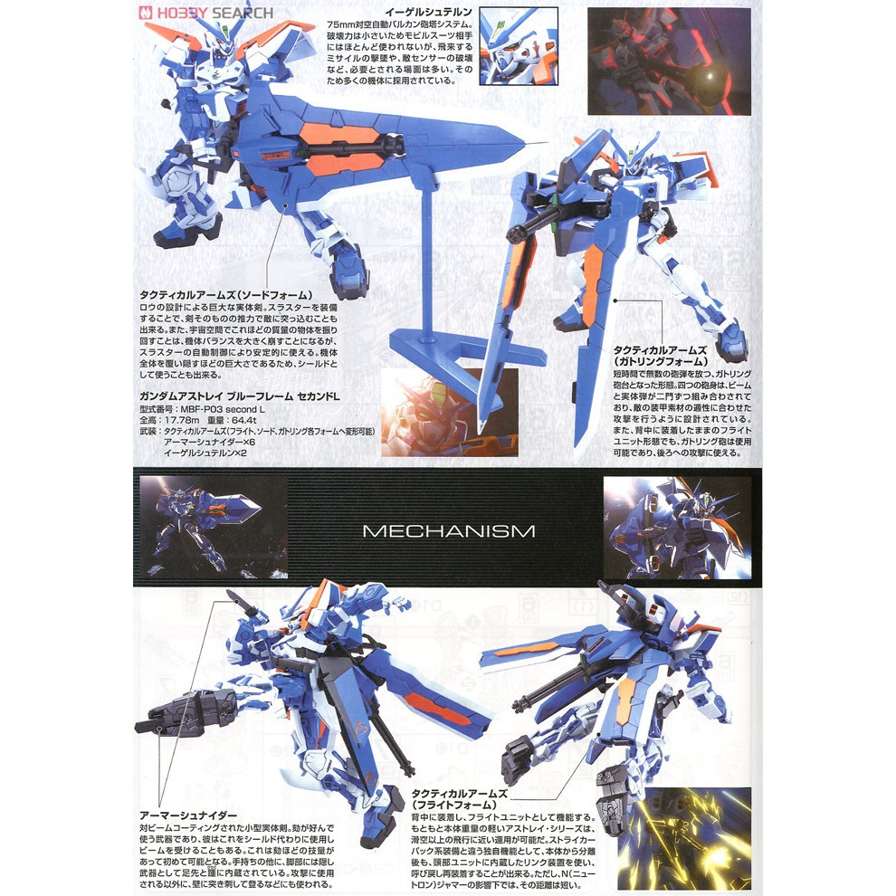 Mô hình lắp ráp HG Gundam Astray Blue Frame Second L Bandai