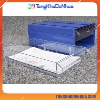 Hộp đựng F9 Kích thước: 287*182*110mm ngăn tài liệu, linh kiện điện tử  siêu tiện dụng (hộp ghép đa năng) tùy chọn ngăn