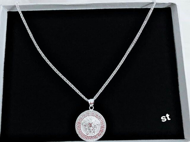 Dây chuyền versace bạc cho nữ