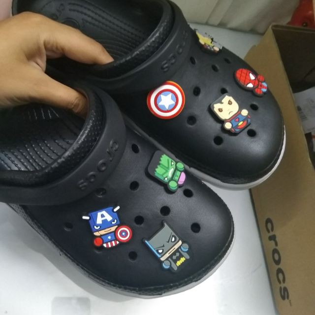 Dép sục cross nam nữ unisex, giày cross DUET màu đen đế xám lượn sóng cao đi mưa full box đủ màu và full size 35 đến 45