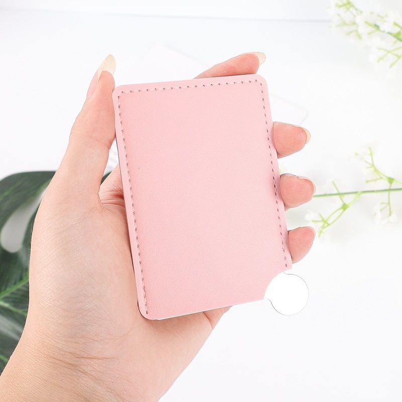 [Hàng mới về] Gương trang điểm có tay cầm bằng thép không gỉ thời trang chất lượng cao tùy chọn màu sắc