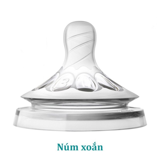 Núm Ti Bình Sữa Avent Natural Đủ Size Núm 1,2,3,4,5 Chính Hãng