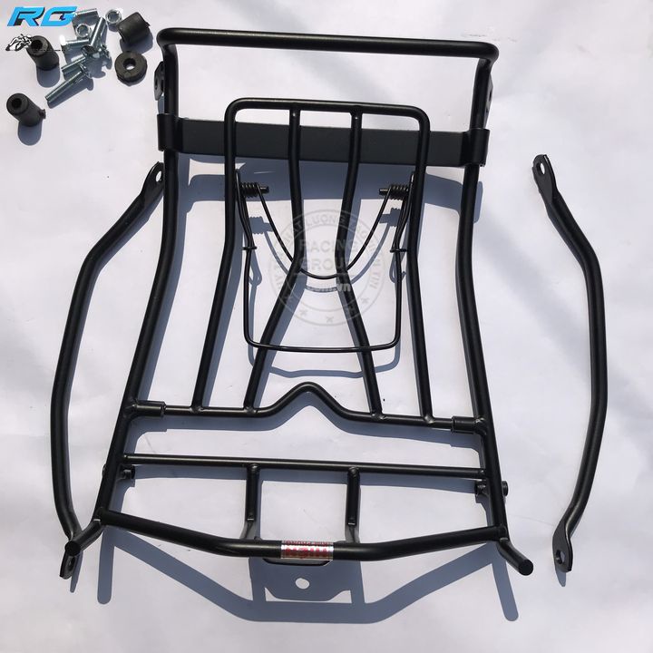 Baga giữa Air Blade AB 2016-2022 màu đen sơn tĩnh điện 10ly cao cấp có 2 móc