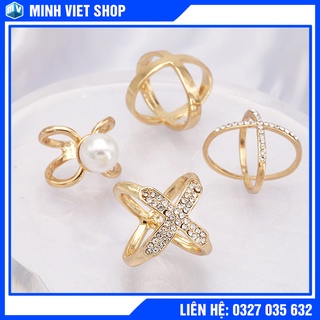 Khuy Thắt Khăn, Nút Thắt Khăn Lụa (Choàng Cổ) Phong Cách Hàn Quốc