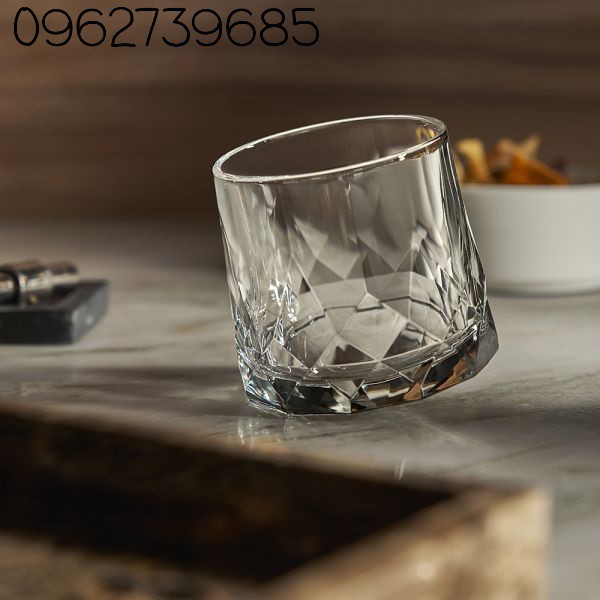 Bộ 6 cốc nghiêng rượu mạnh ocean Connexion Whisky Rock  P2880 305ml Thai Lan