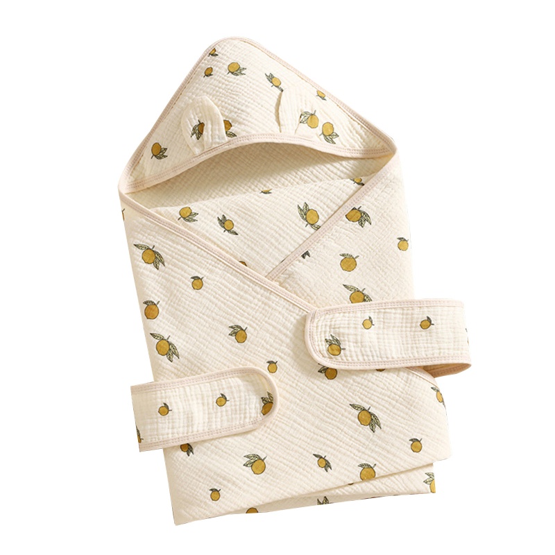 Chăn Quấn Em Bé Thoáng Khí In Họa Tiết Dễ Thương