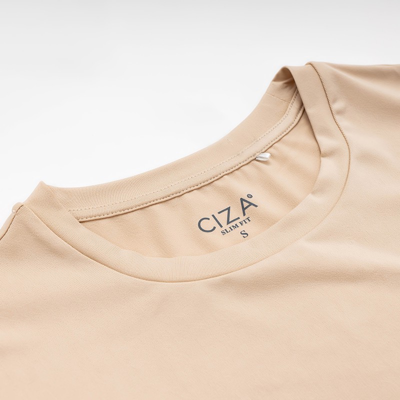 Áo thun nam cao cấp cổ tròn vải cotton co giãn dày dặn Dáng Slim Fit CIZA ATNS21 | BigBuy360 - bigbuy360.vn