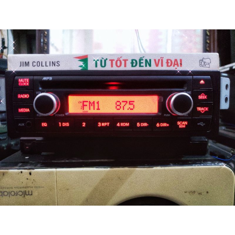 Đầu CD xe KIA morning 1din NEW 100%( CD,MP3,AUX,USB,