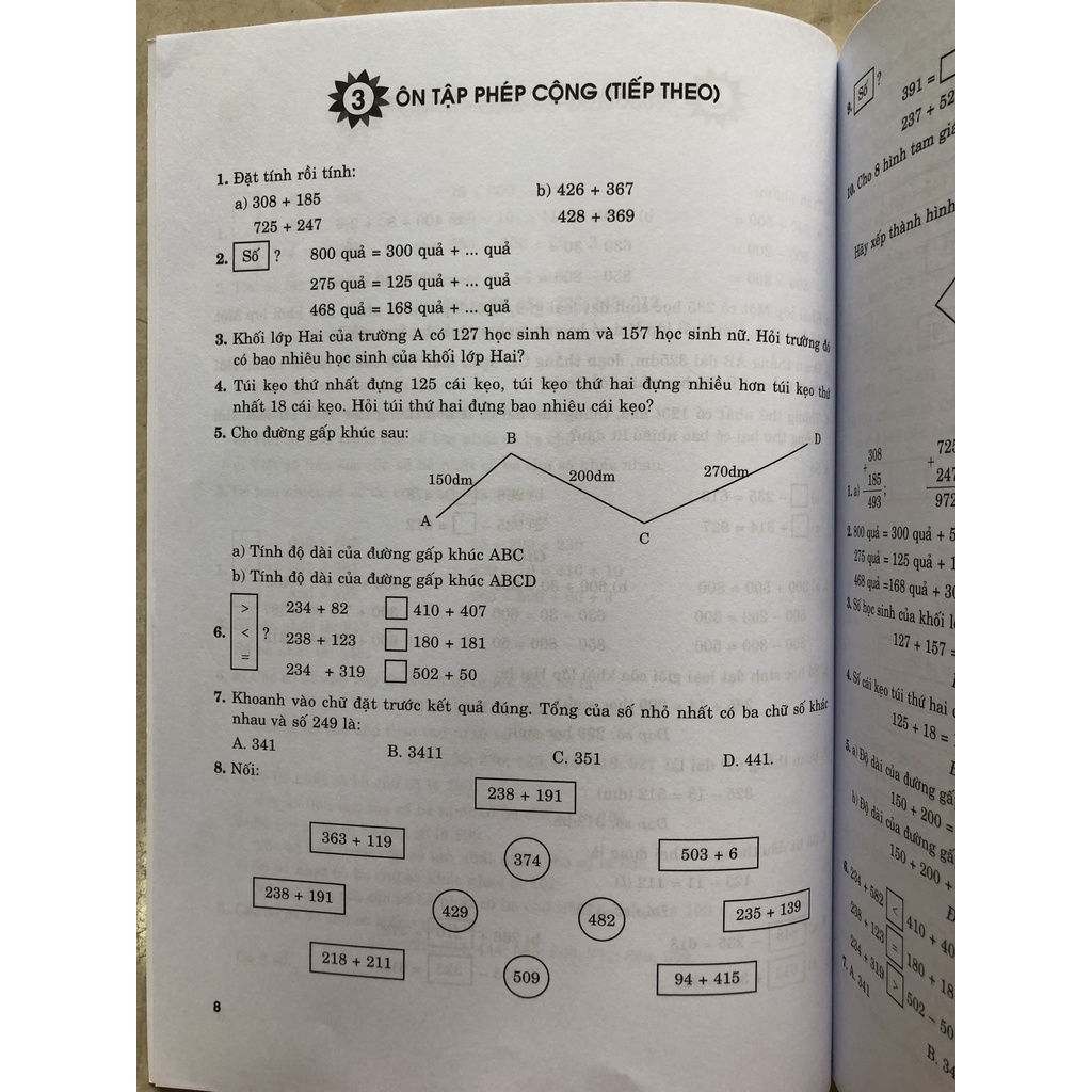 Sách - 500 bài toán cơ bản và nâng cao - Đánh giá năng lực phát triển tư duy lớp 3