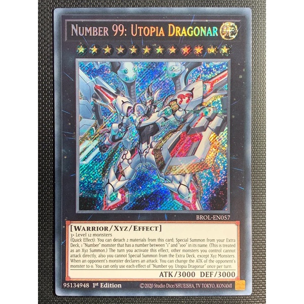Bài Yugioh - Number 99 Utopia Dragonar