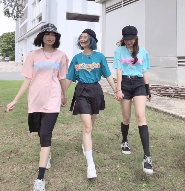 ÁO THUN BASIC GLITTER XANH BY REE | BigBuy360 - bigbuy360.vn