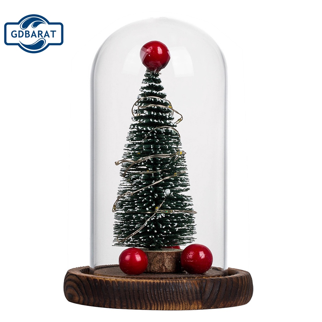 Dây đèn hình tròn bằng kính dùng trang trí giáng sinh