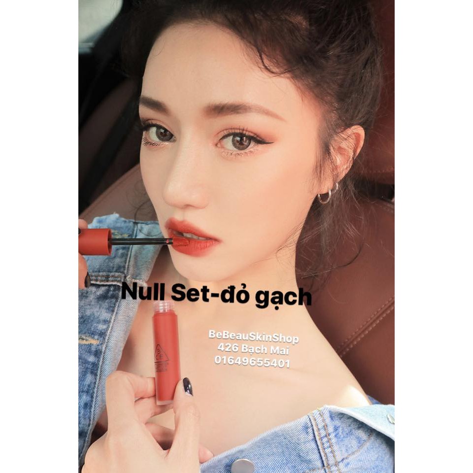 (Auth) Son kem 3ce Soft Lip Lacquer