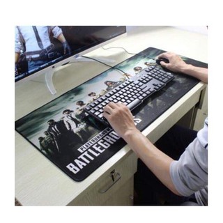 Bàn Di Chuột Hình Game 3D Biệt Đội Cỡ Lớn 90*40 cm - Lót Di Chuột Gaming Chơi PUBG - Biệt Đội