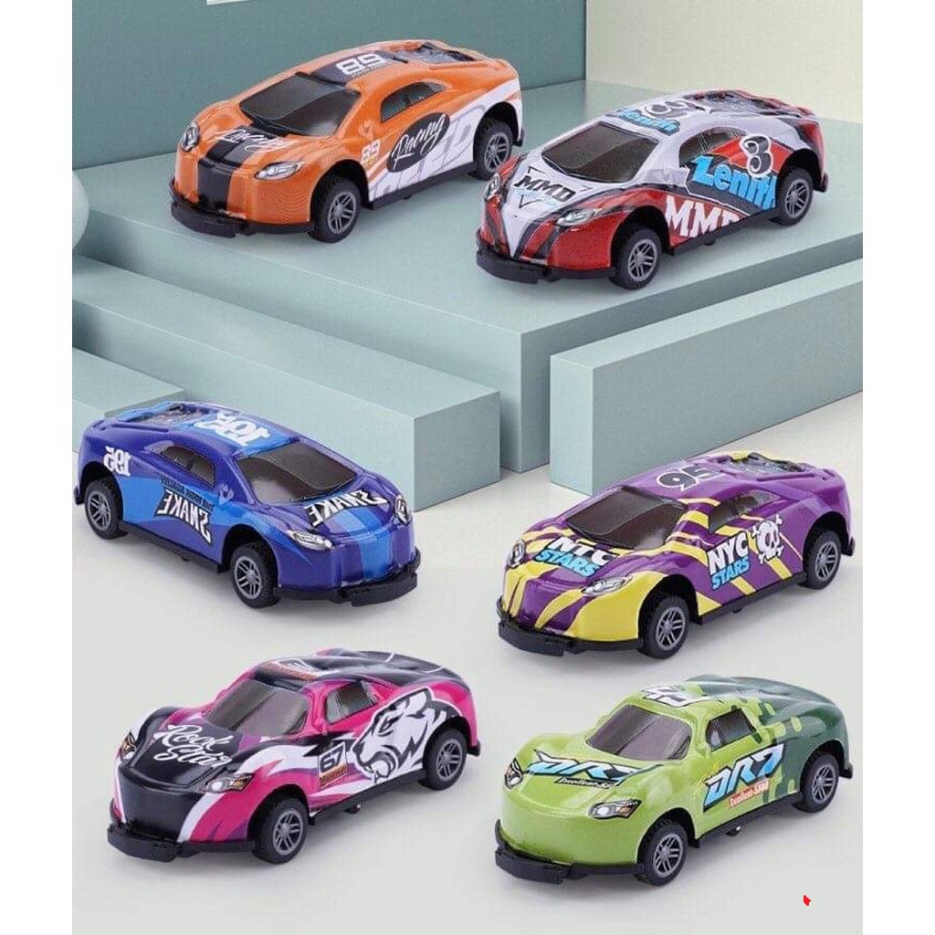 Xe ô tô đồ chơi bật nhảy 360 chạy đà không cần pin bằng hợp kim chắc chắn bay lên khi gặp vật cản