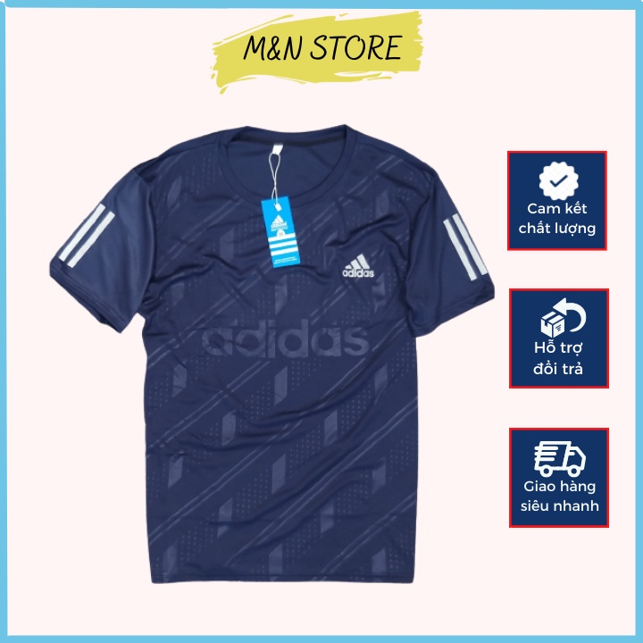 Áo thể thao, áo thun nam chất liệu thun lạnh co giãn 4 chiều